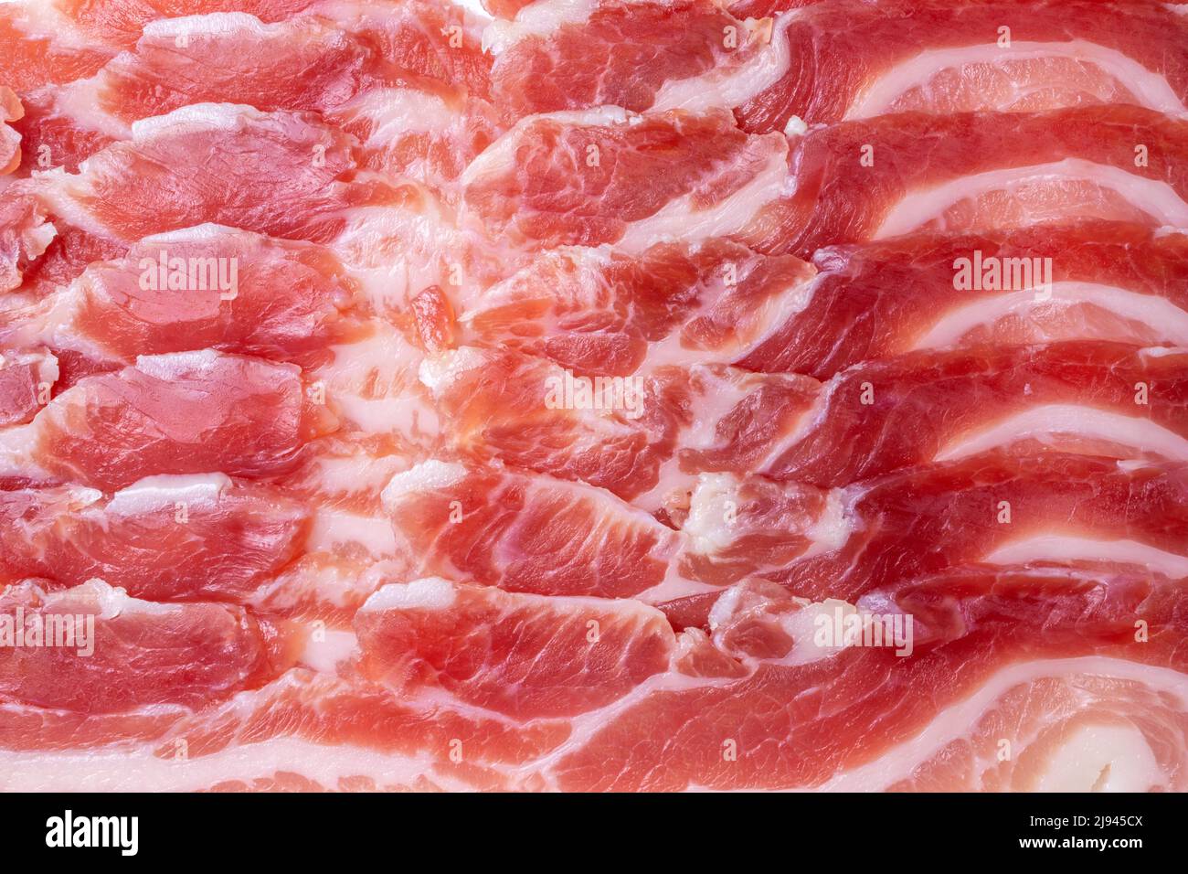 Salt cured pork belly called panceta curada or italian and spanish