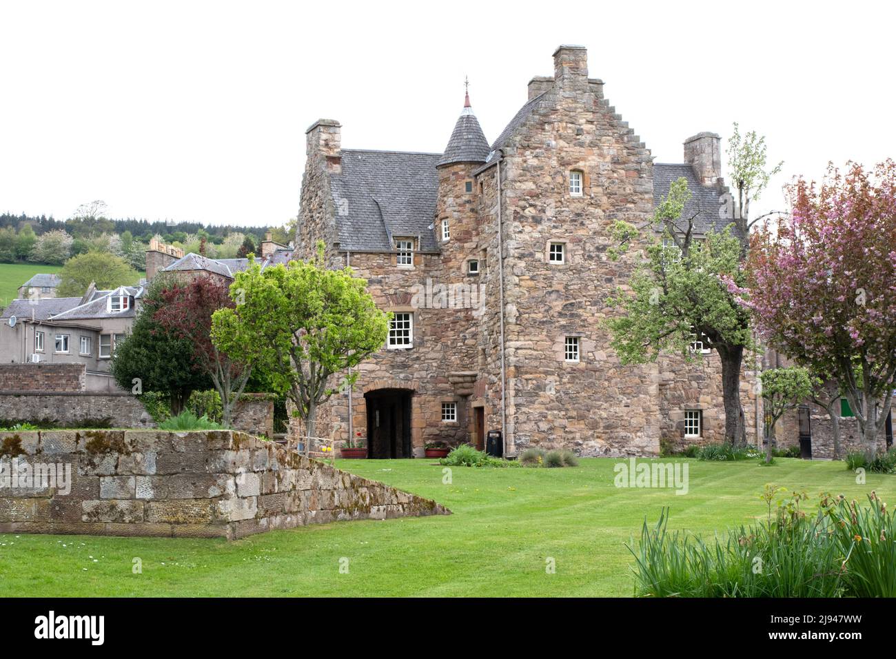 Mary Queen of Scots House Jedburgh Stock Photo