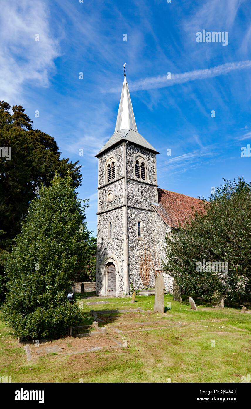 The Church of St Mary the Virgin, Ripple, Kent Stock Photo Alamy