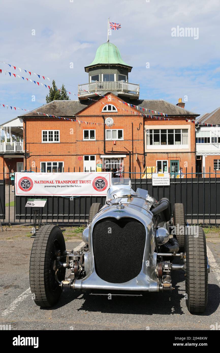 Napier-Railton 535hp W12 (1934, Brooklands Lap Record car), Centenary of Speed, 17 May 2022, Brooklands Museum, Weybridge, Surrey, England, UK, Europe Stock Photo