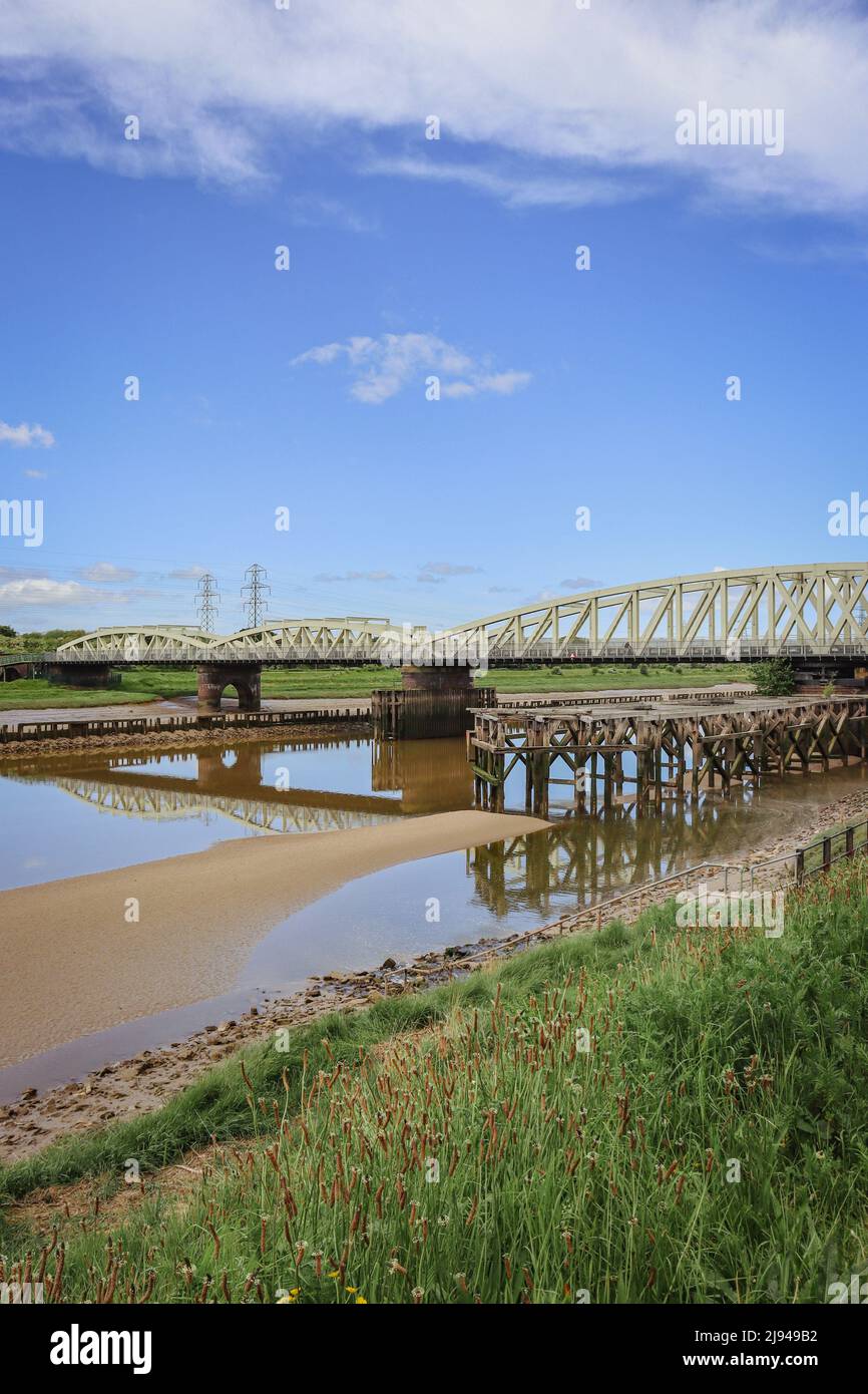 Hawarden Old Bridge Stock Photo