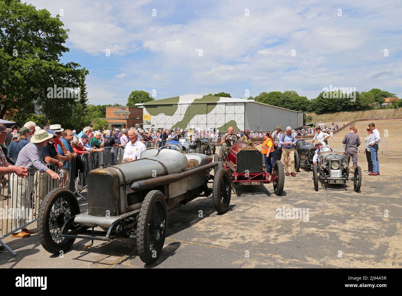 Sunbeam Indianapolis (1916), Centenary of Speed, 17 May 2022, Brooklands Museum, Weybridge, Surrey, England, Great Britain, UK, Europe Stock Photo