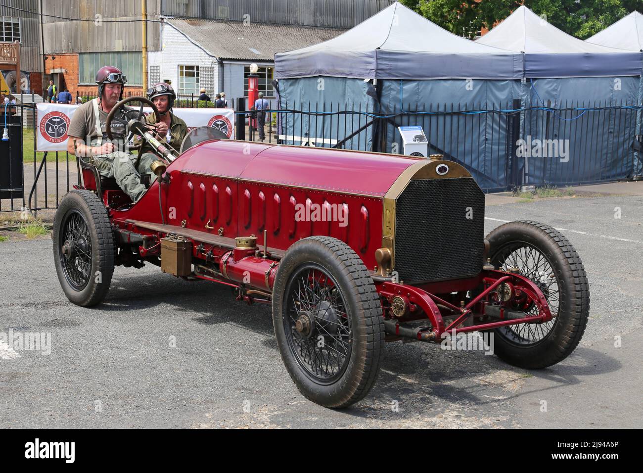 Fiat Isotta Fraschini 250hp (1905/1917), Centenary of Speed, 17 May 2022, Brooklands Museum, Weybridge, Surrey, England, Great Britain, UK, Europe Stock Photo