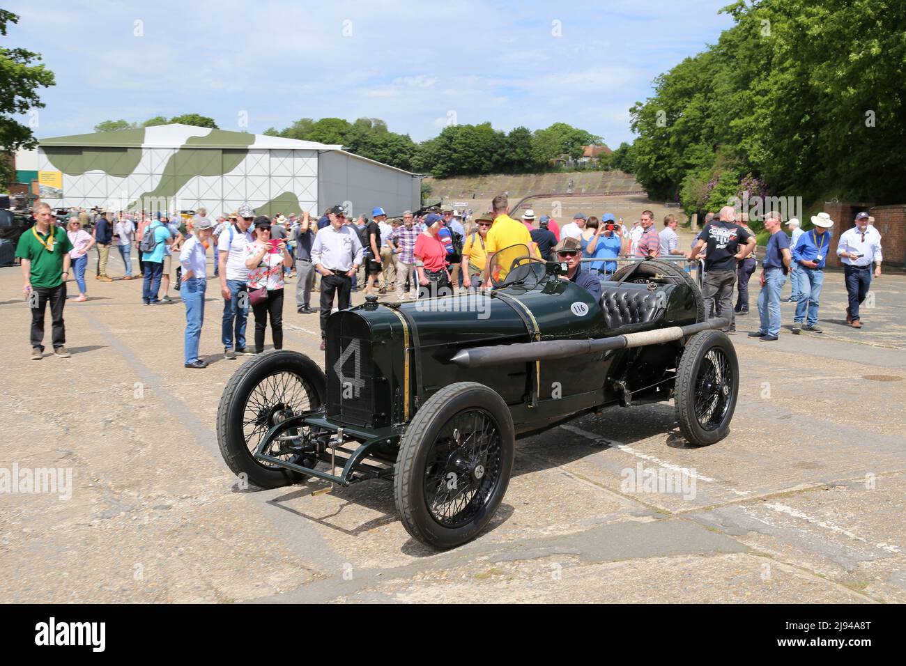 Sunbeam TT (1914), Centenary of Speed, 17 May 2022, Brooklands Museum, Weybridge, Surrey, England, Great Britain, UK, Europe Stock Photo