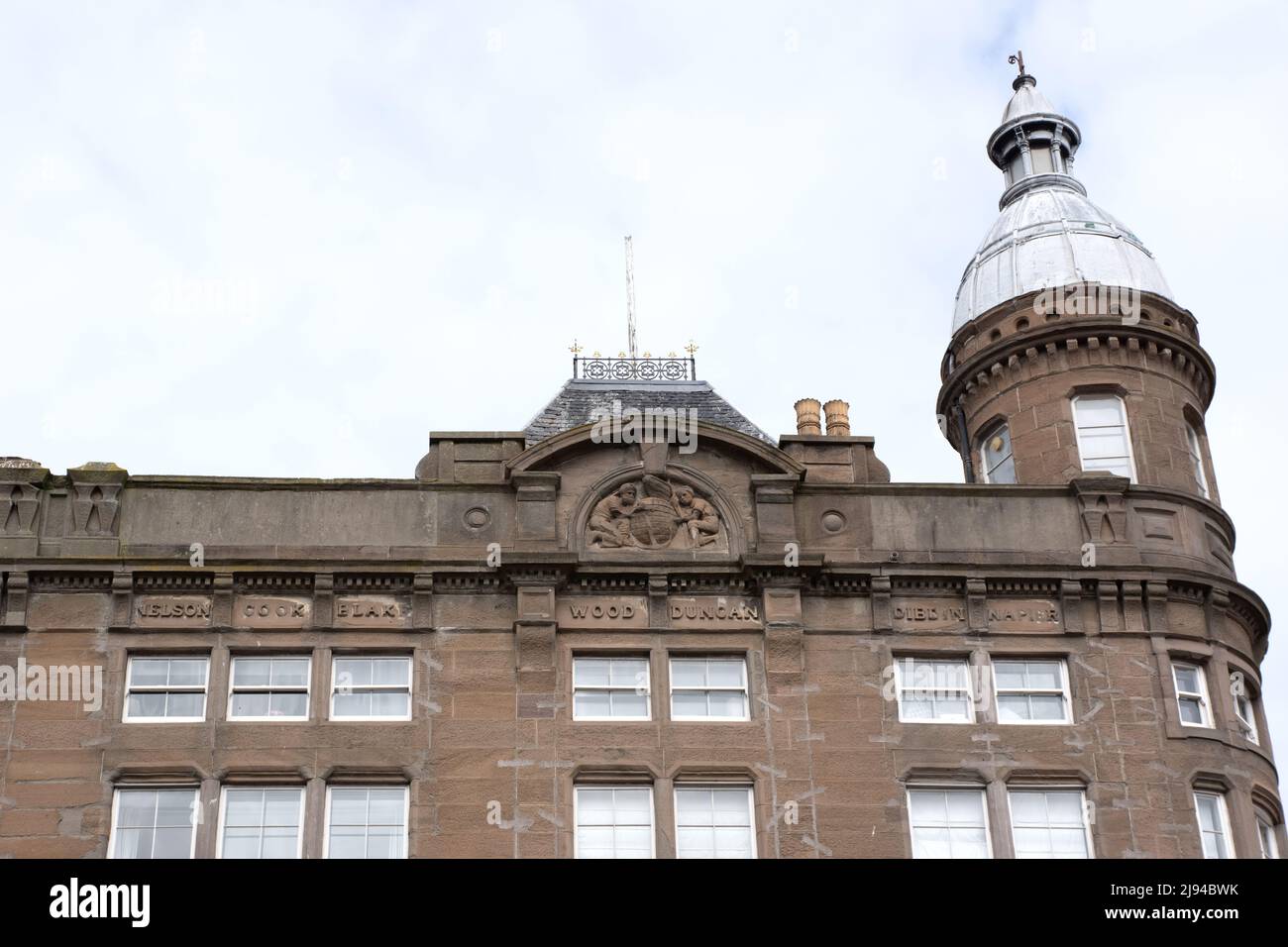 The former Sailors Home in Dundee, Unicorn House Stock Photo
