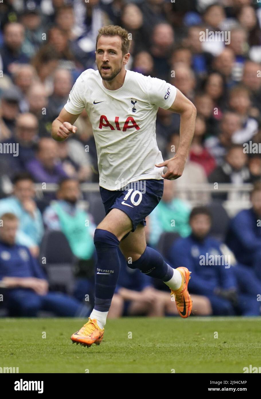 File Photo Dated 15 05 22 Of Tottenham Hotspur S Harry Kane Who Has Been Feeling Unwell In The Build Up To Sunday S Premier League Curtain Closer At Norwich Issue Date Friday May 22 Stock