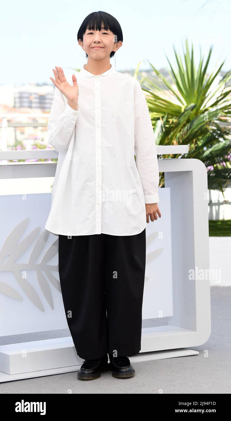 Cannes, France. 20th May, 2022. Japanese director Chie Hayakawa attends the photo call for Plan 75 at Palais des Festivals at the 75th Cannes Film Festival, France on Friday, May 20, 2022. Photo by Rune Hellestad/ Credit: UPI/Alamy Live News Stock Photo