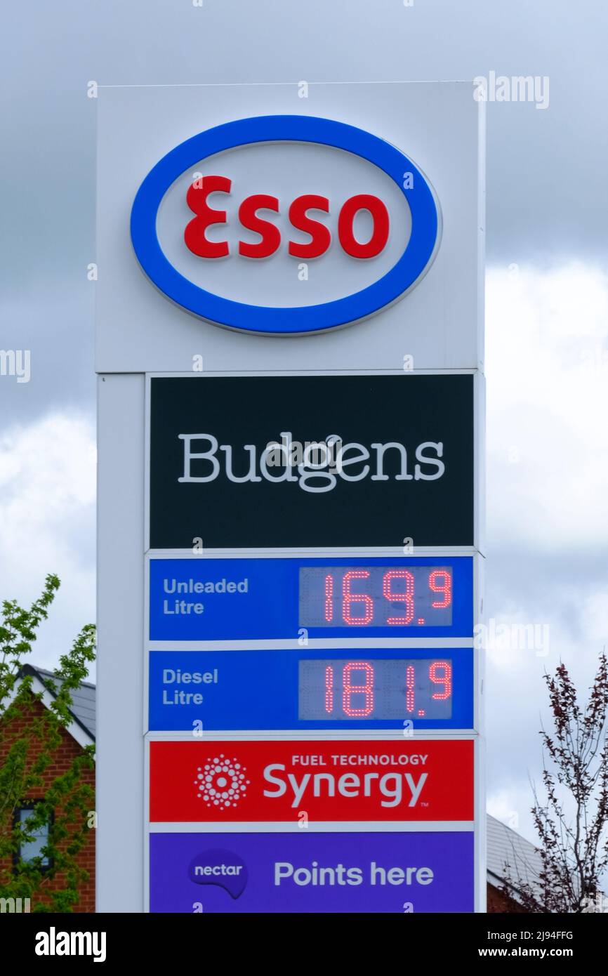 Bristol, UK. 20th May, 2022. Petrol and Diesel prices continue to drive