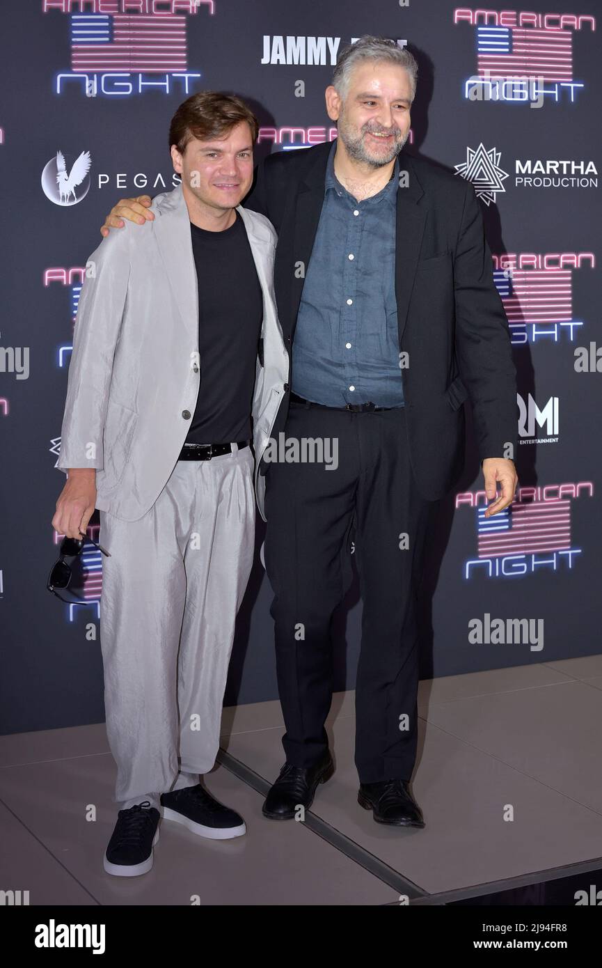 Roma, Italien. 12th May, 2022. Alessio Della Valle, Emile Hirsch ...