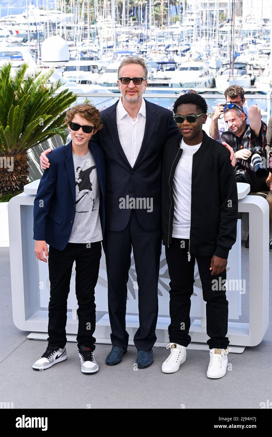 Cannes, France, 20/05/2022, Michael Banks Repeta , James Gray , Jaylin ...