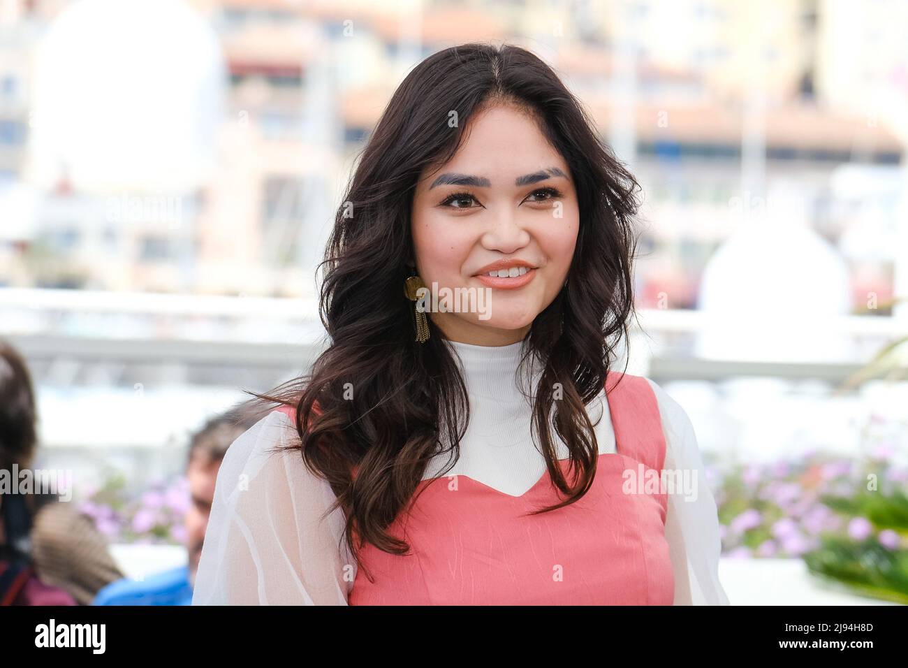 Cannes, France. 20th May, 2022. Cannes, France, Friday, May. 20, 2022 - Stefanie Arianne is seen at the Plan 75 Photocall during the 75th Cannes Film Festival at Palais des Festivals et des Congrès de Cannes . Picture by Credit: Julie Edwards/Alamy Live News Stock Photo