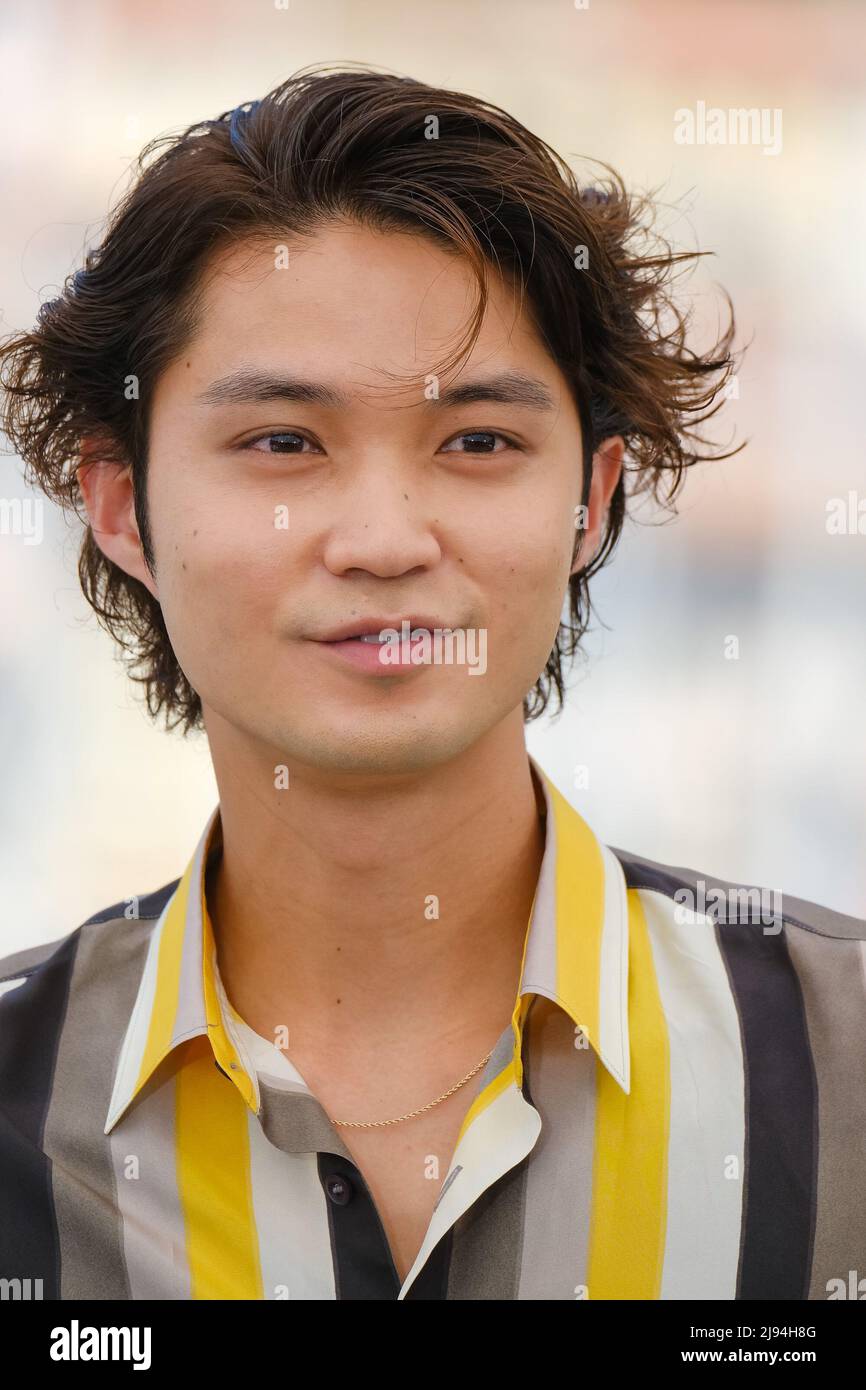 Cannes, France. 20th May, 2022. Cannes, France, Friday, May. 20, 2022 - Hayato Isomura is seen at the Plan 75 Photocall during the 75th Cannes Film Festival at Palais des Festivals et des Congrès de Cannes . Picture by Credit: Julie Edwards/Alamy Live News Stock Photo