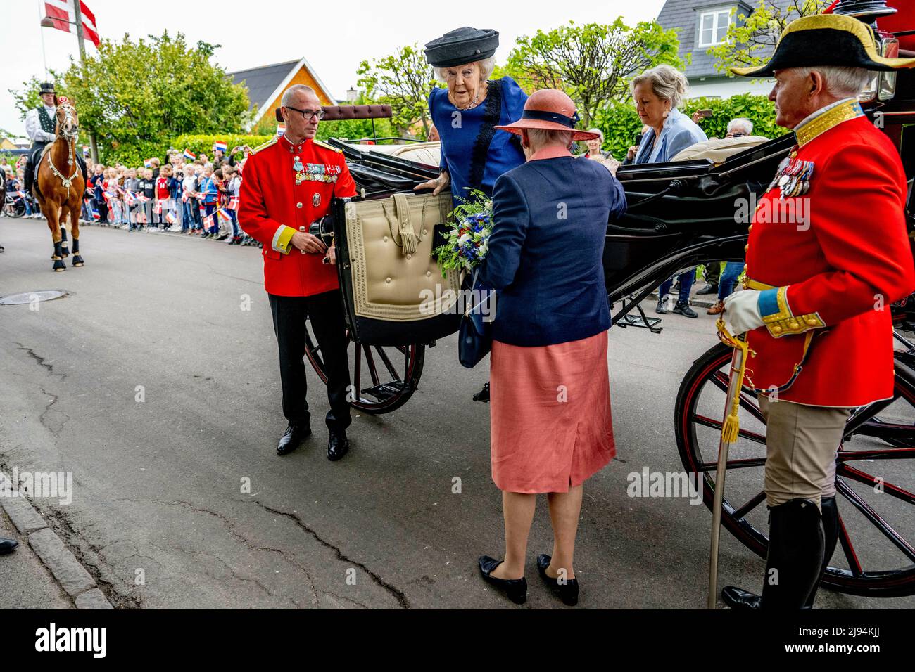 Princess Beatrix of The Netherlands and Queen Margrethe of Denmark in ...