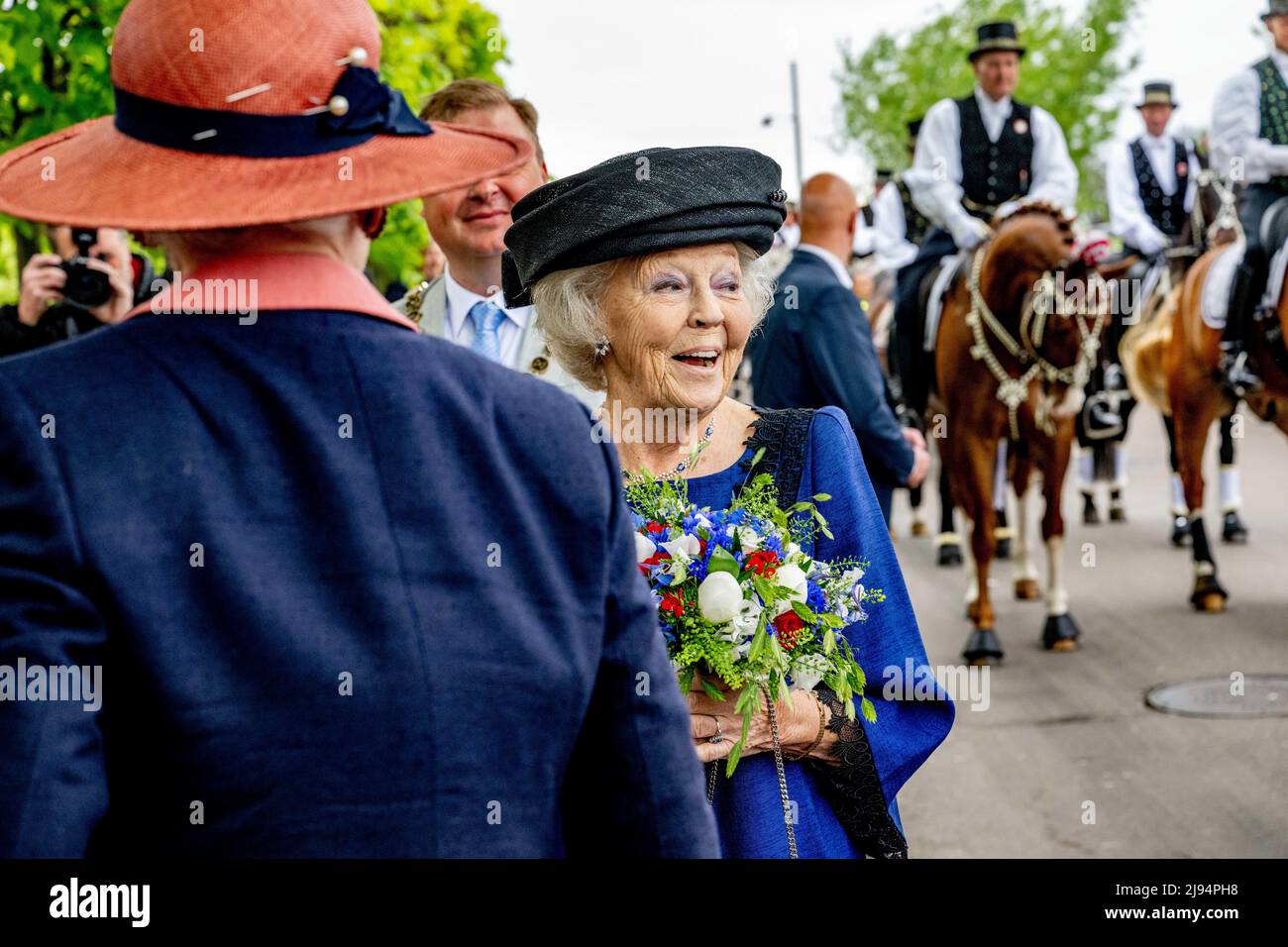 Queen Margrethe of Denmark and Princess Beatrix of the Netherlands ...