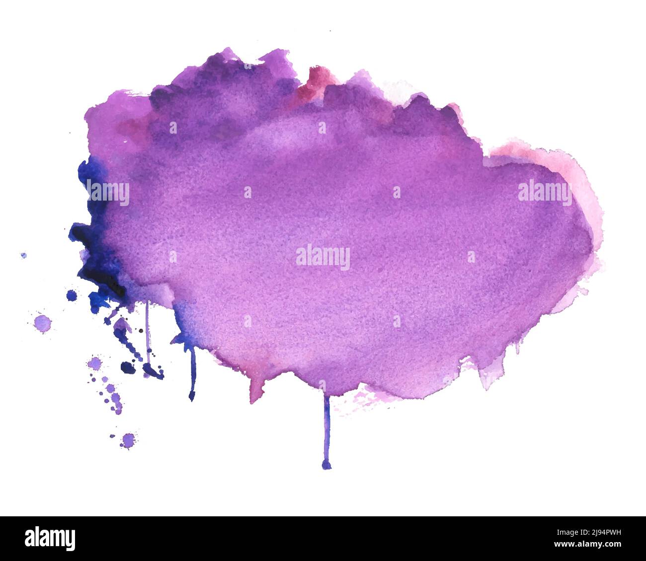 abstract purple watercolor stain texture background design Stock Vector ...