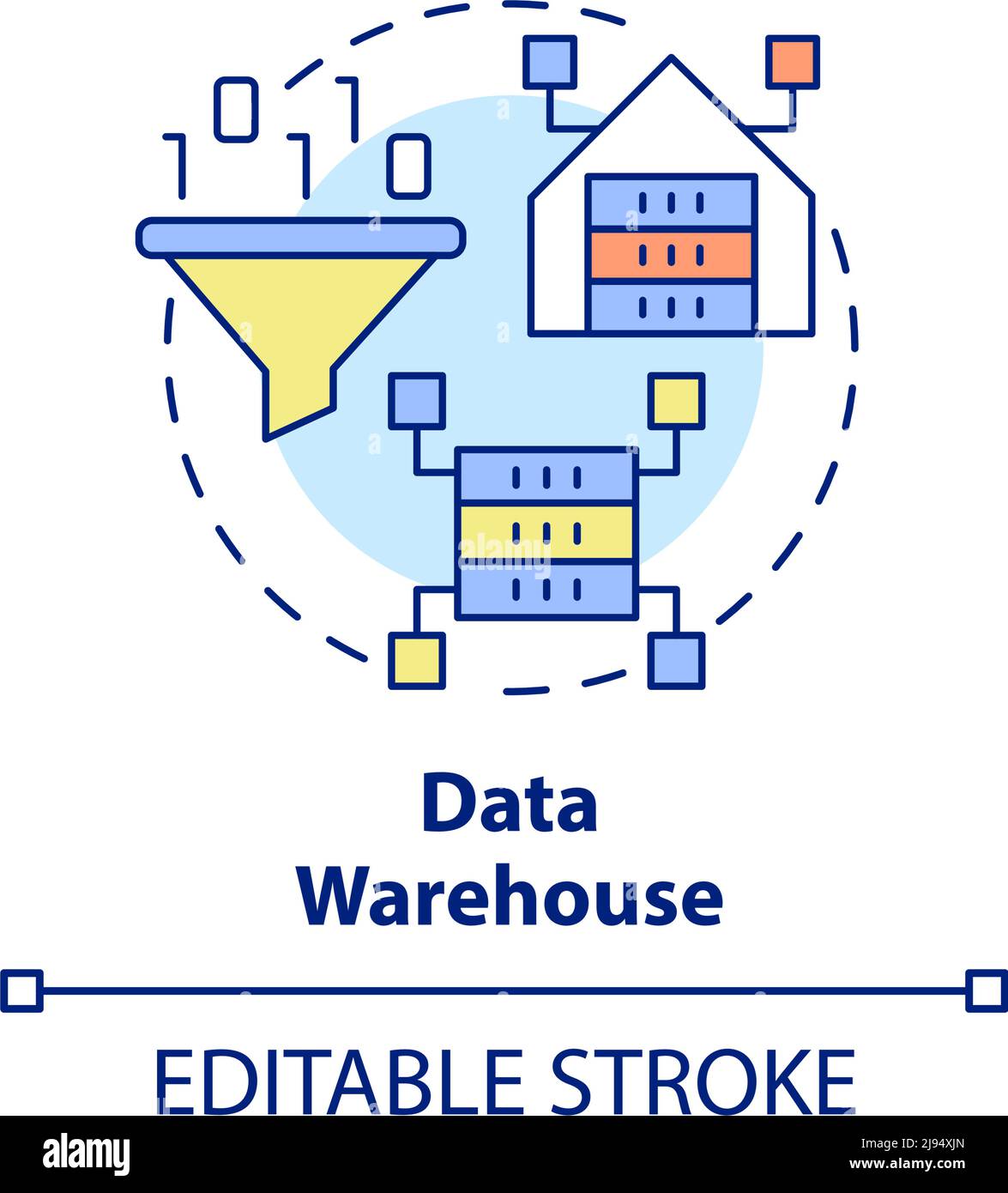 Data warehouse concept icon Stock Vector Image & Art - Alamy