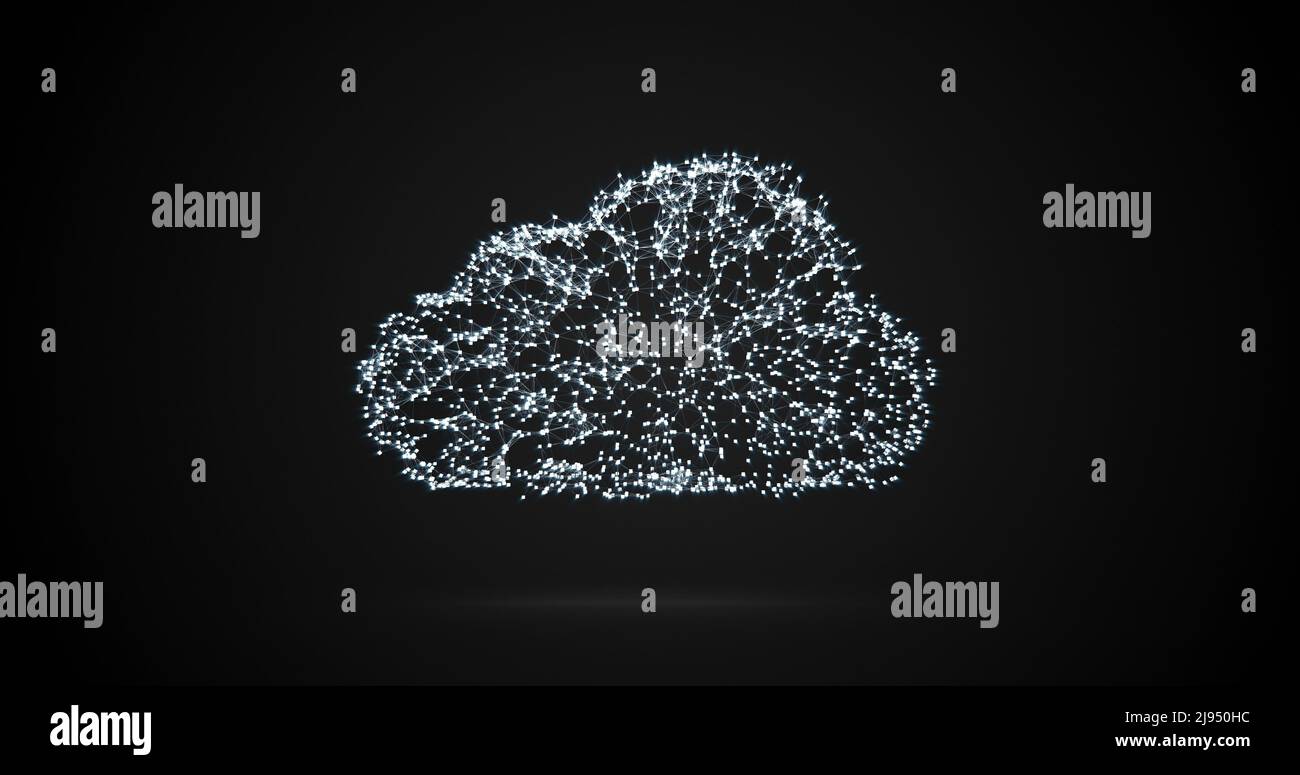 Conceptual image of cloud computing Stock Photo