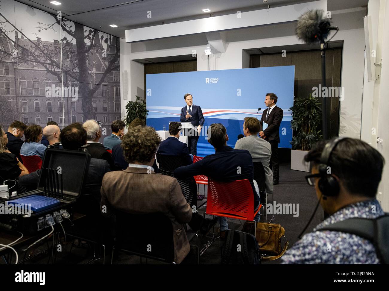 2022-05-20 17:05:54 THE HAGUE - Prime Minister Mark Rutte during the ...