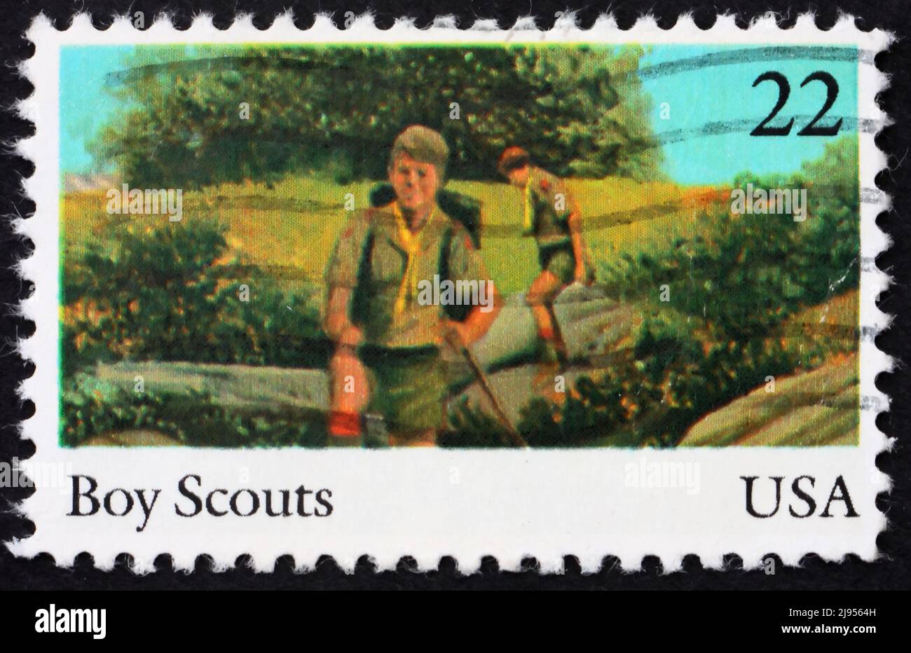 The USPS Boy Scouts of America Stamps  #995,#1145 ౯j 