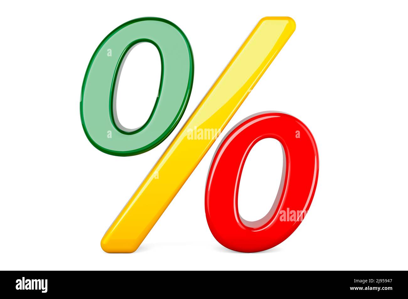Percent with Congolese flag, 3D rendering isolated on white background ...