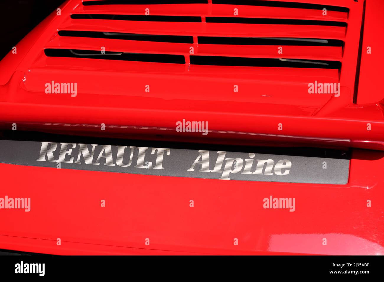 Bordeaux , Aquitaine  france - 05 08 2022 : alpine berline A310 by renault car logo brand and text sign french racing car Stock Photo
