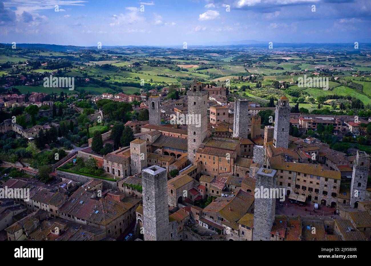 map of italy san gimignano
