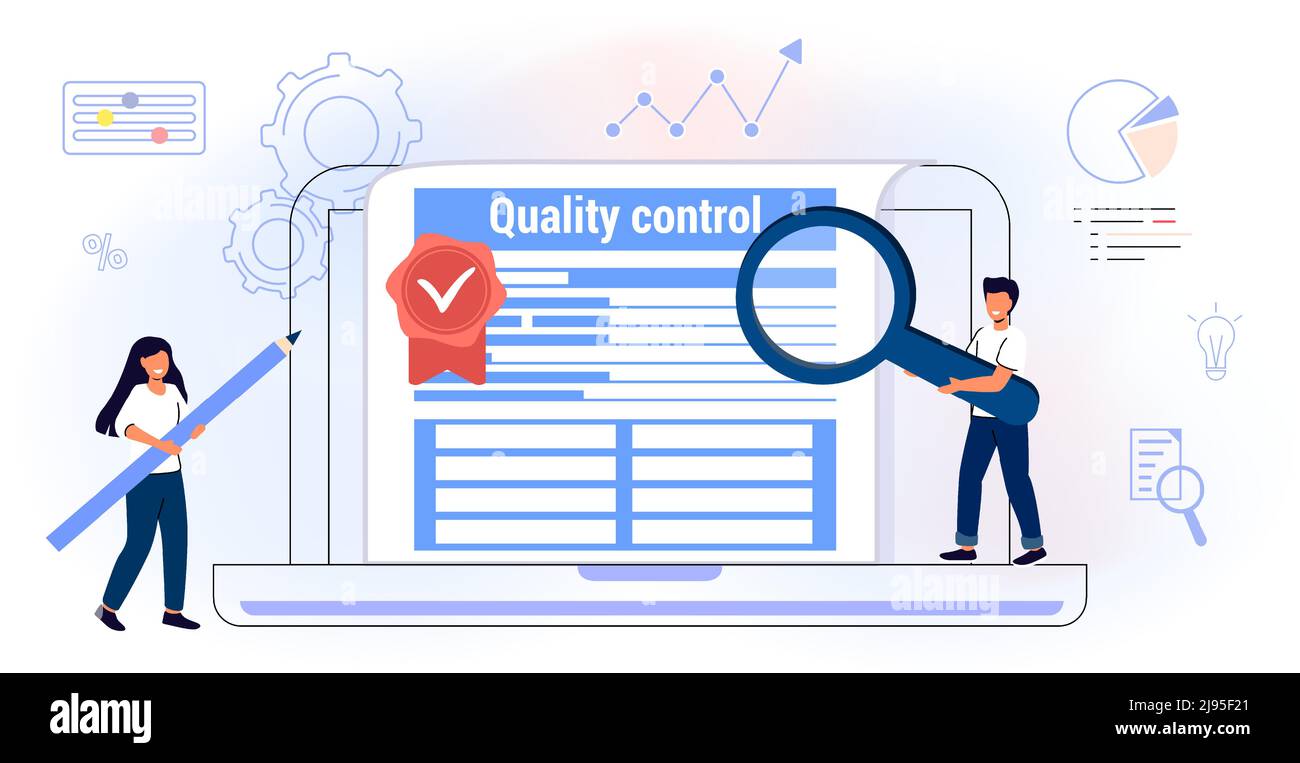 Quality control and product satisfaction research check Controlling