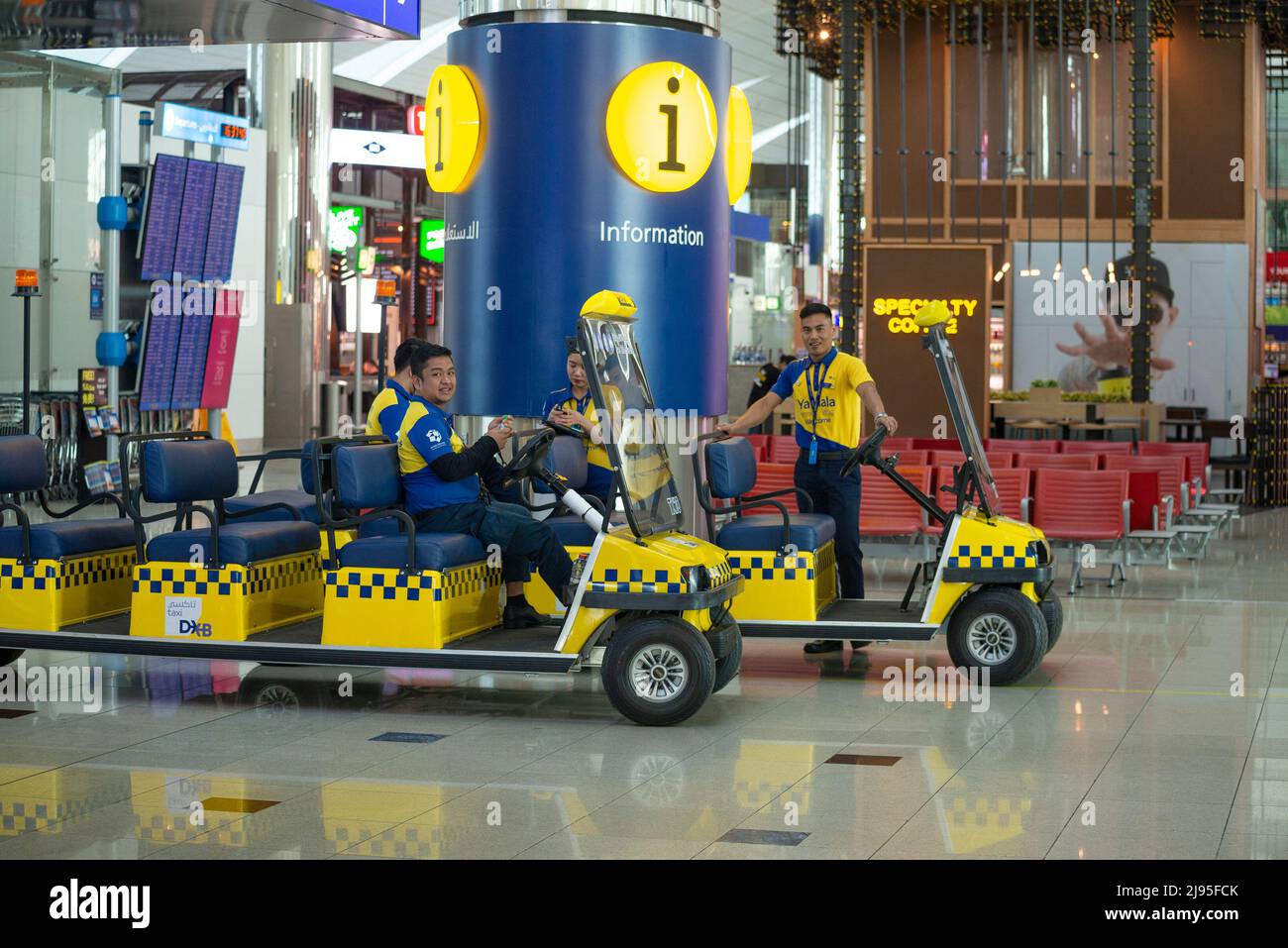 DUBAI, UAE FEBRUARY 24, 2020 Electric vehicles for passenger