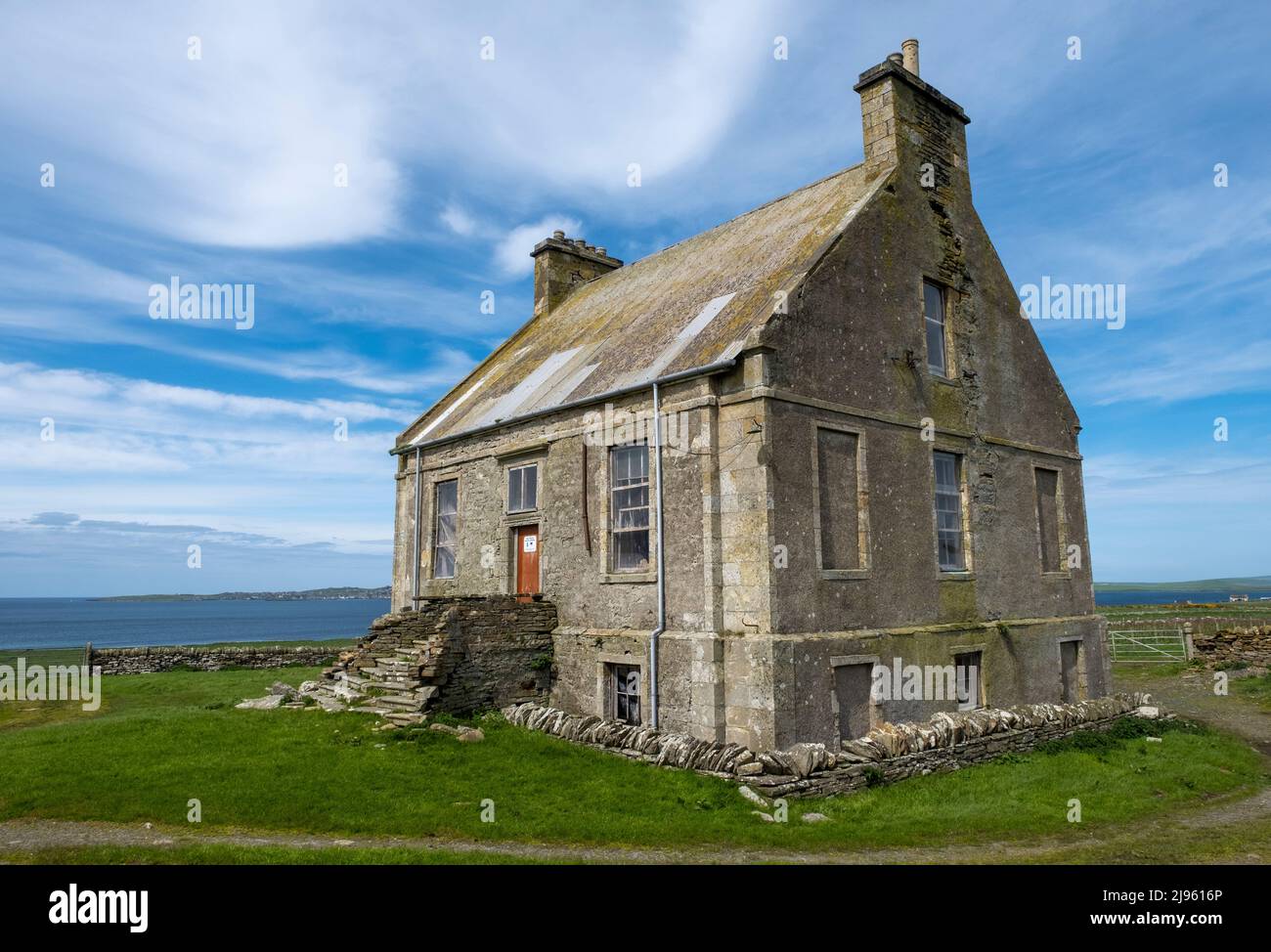 The Hall of Clestrain on Mainland Orkney, birthplace of John Rae the 19th century Arctic explorer. Stock Photo