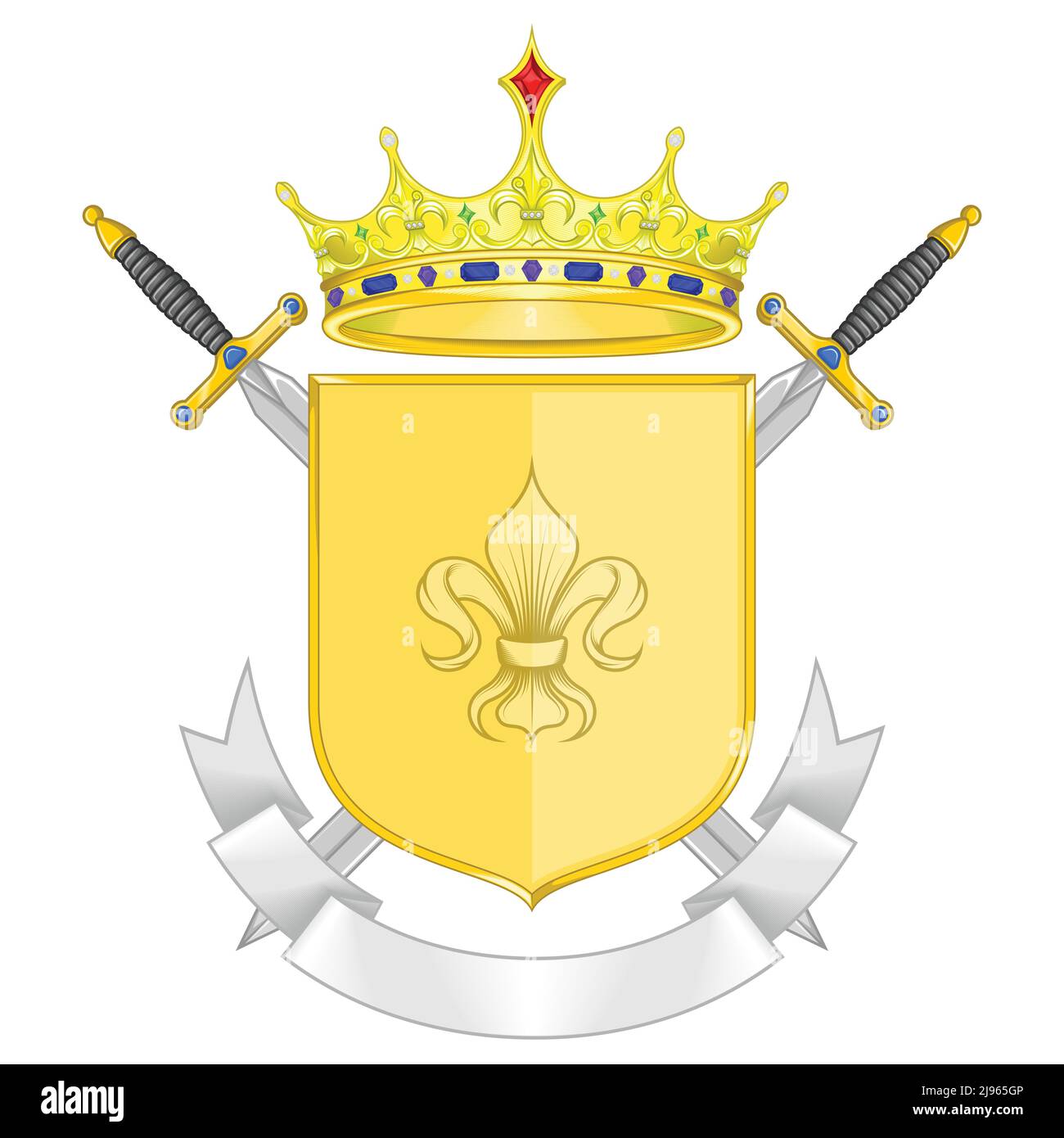 Heraldry coat arms france coat Cut Out Stock Images & Pictures - Alamy