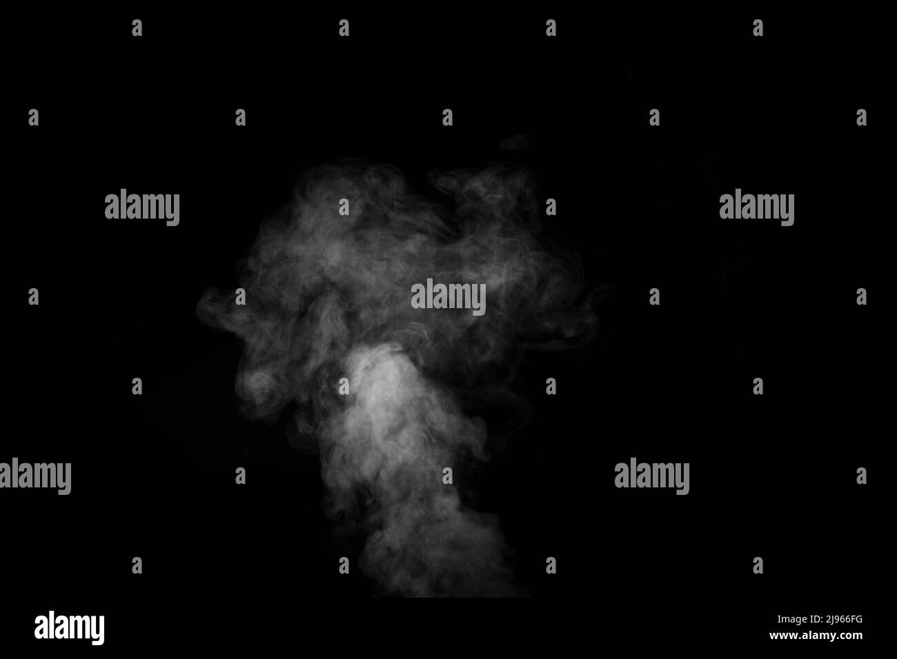 Smoke movement on a black background, smoke background, abstract smoke on a black background. Design element to overlay on your photos Stock Photo