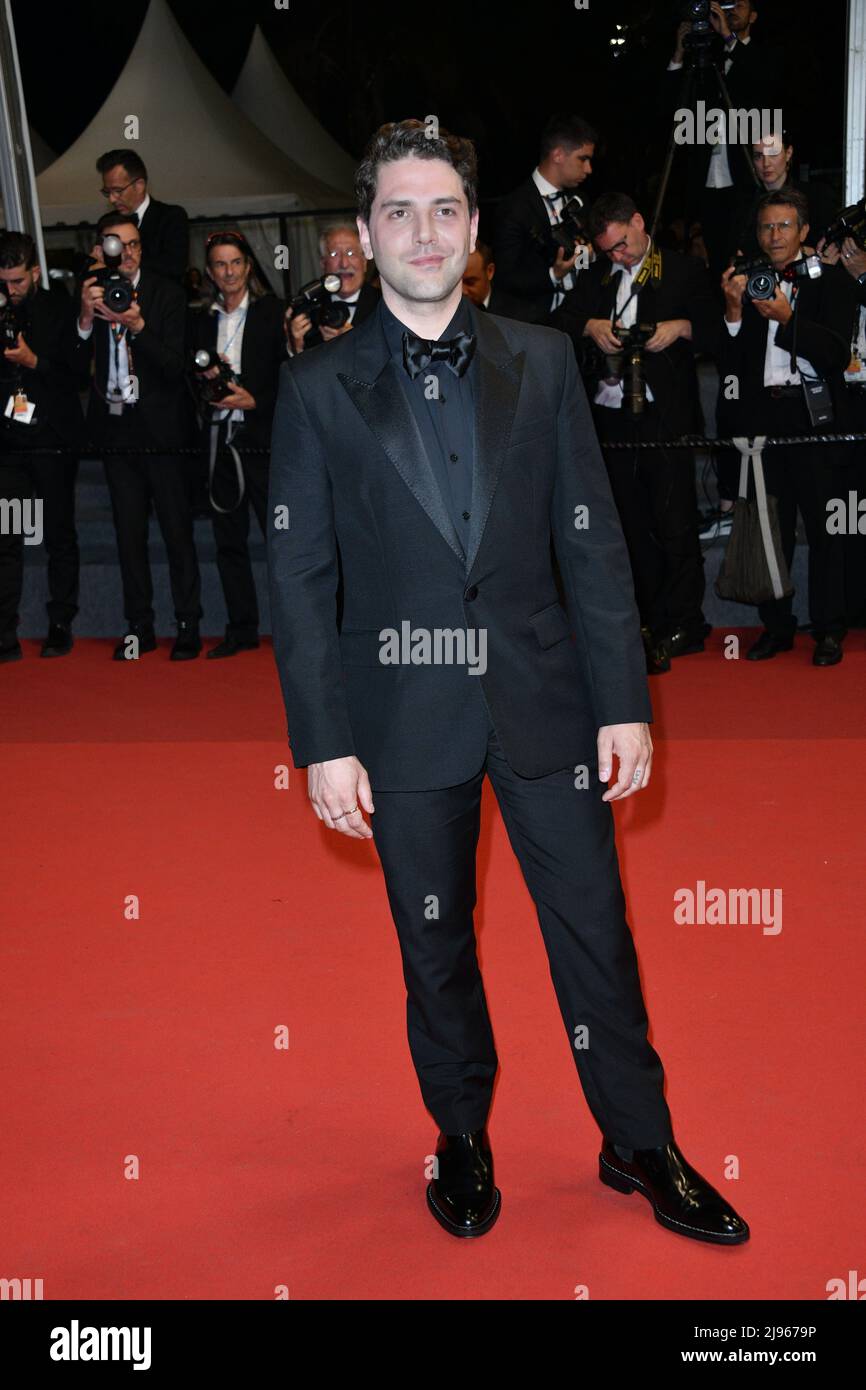 Cannes, France. 20th May, 2022. Xavier Dolan attending the premiere of the  movie Brother And Sister during the 75th Cannes Film Festival in Cannes,  France on May 20, 2022. Photo by Julien
