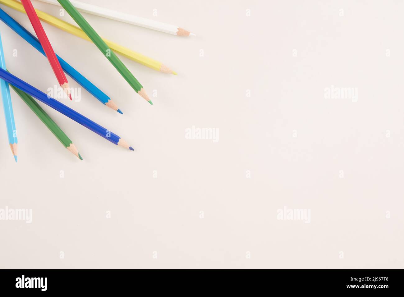 Colored pencil border Stock Photo - Alamy