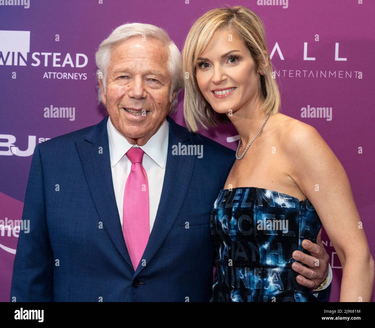 New York, United States. 18th May, 2022. Robert Kraft and Dana Blumberg