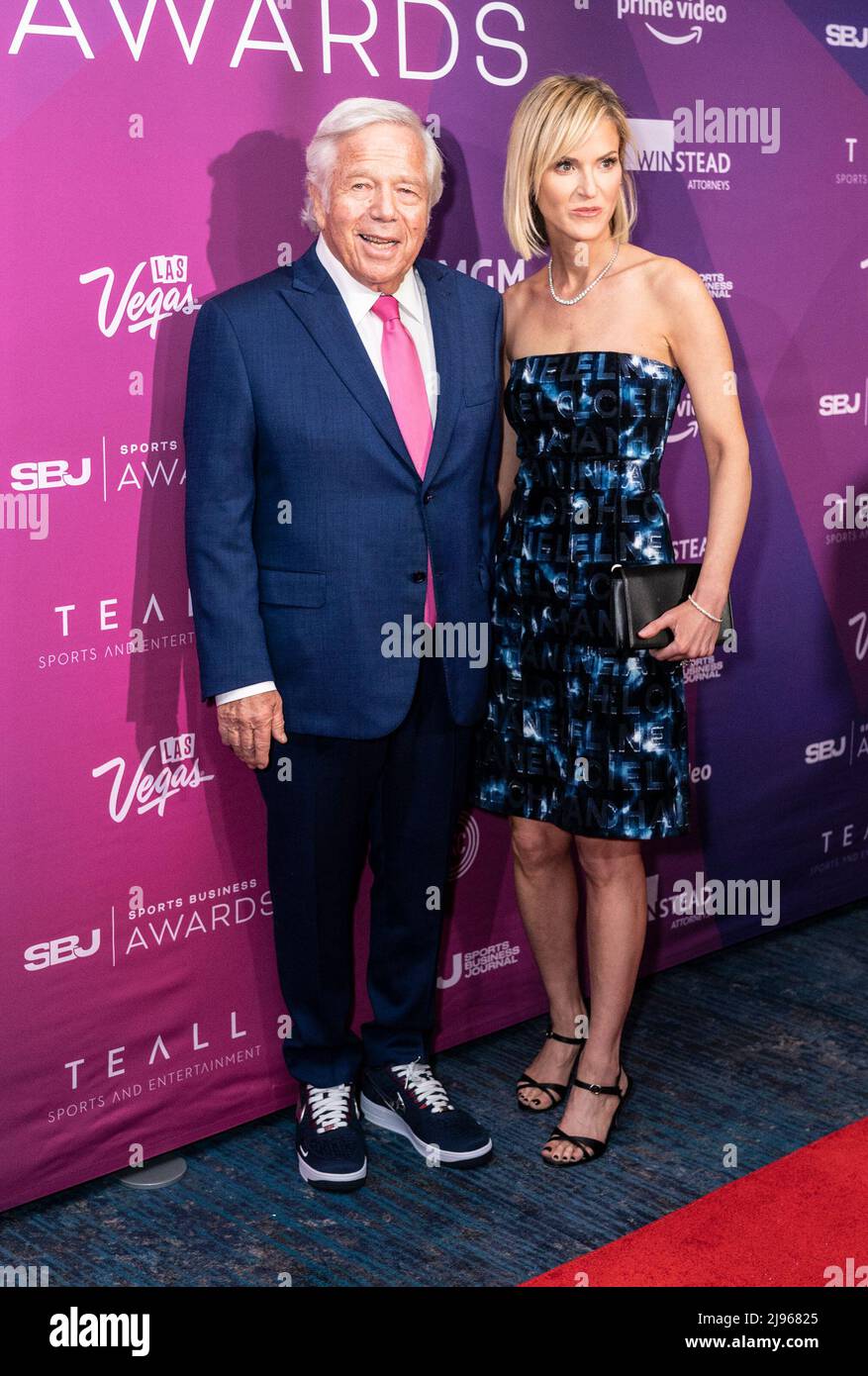 New York, United States. 18th May, 2022. Robert Kraft and Dana Blumberg