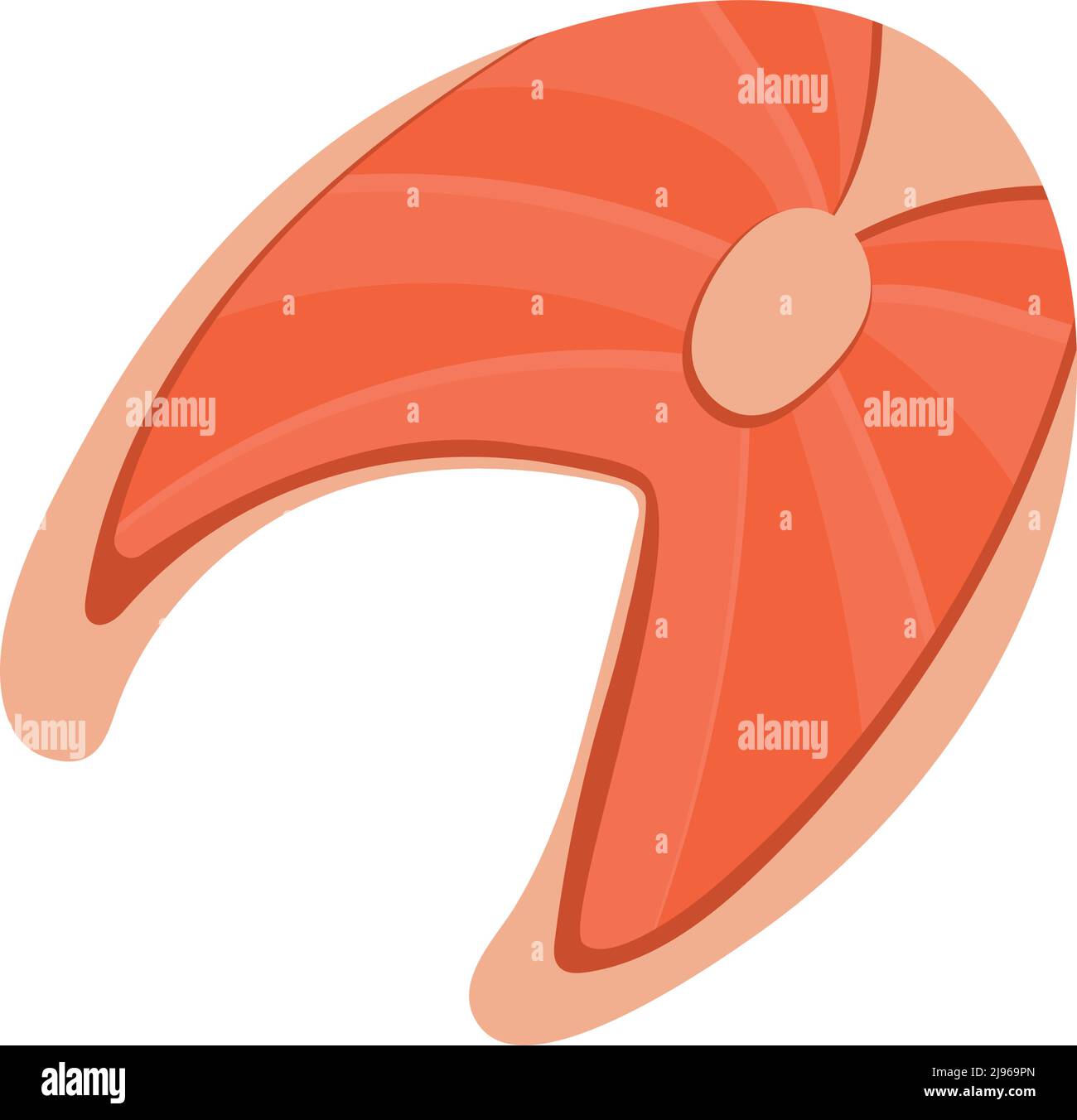salmon steak food healthy icon Stock Vector Image & Art - Alamy