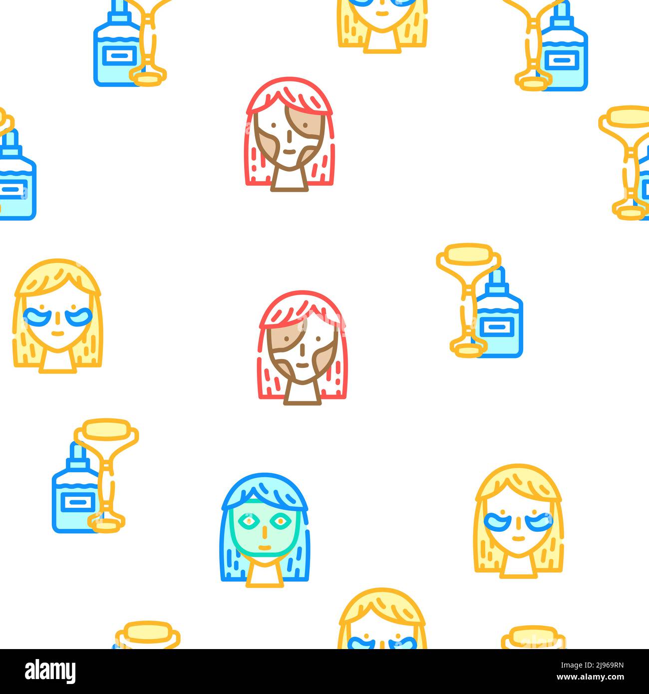 Couperose skin Stock Vector Images - Alamy