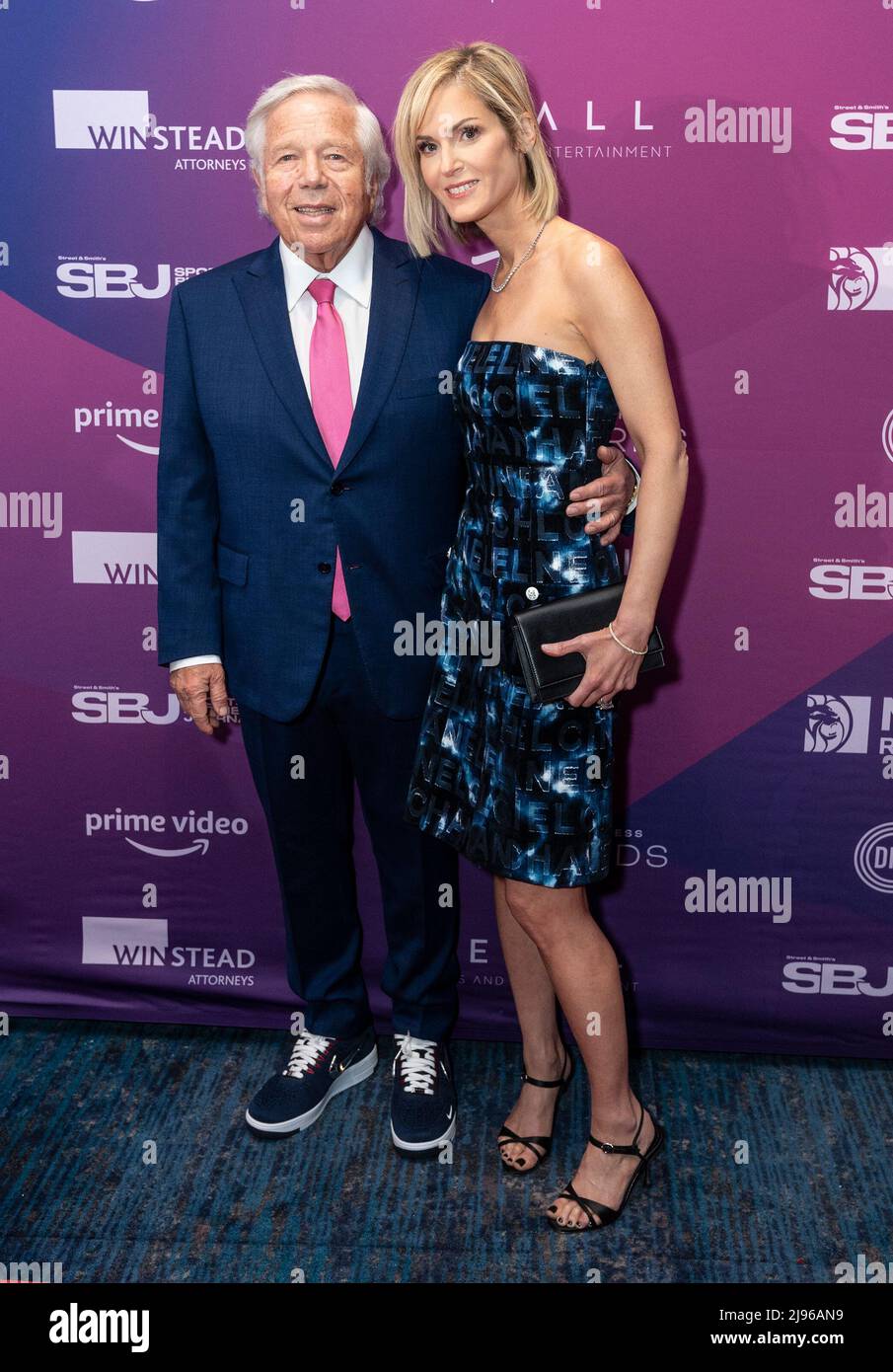New York, New York, USA. 18th May, 2022. Robert Kraft and Dana Blumberg