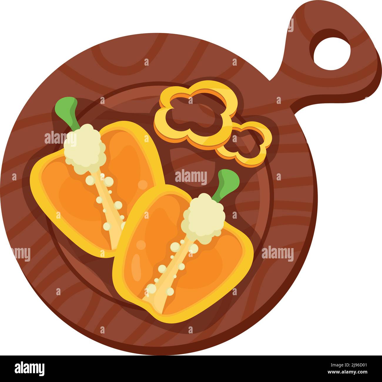 pepper in kitchen board icon Stock Vector Image & Art - Alamy
