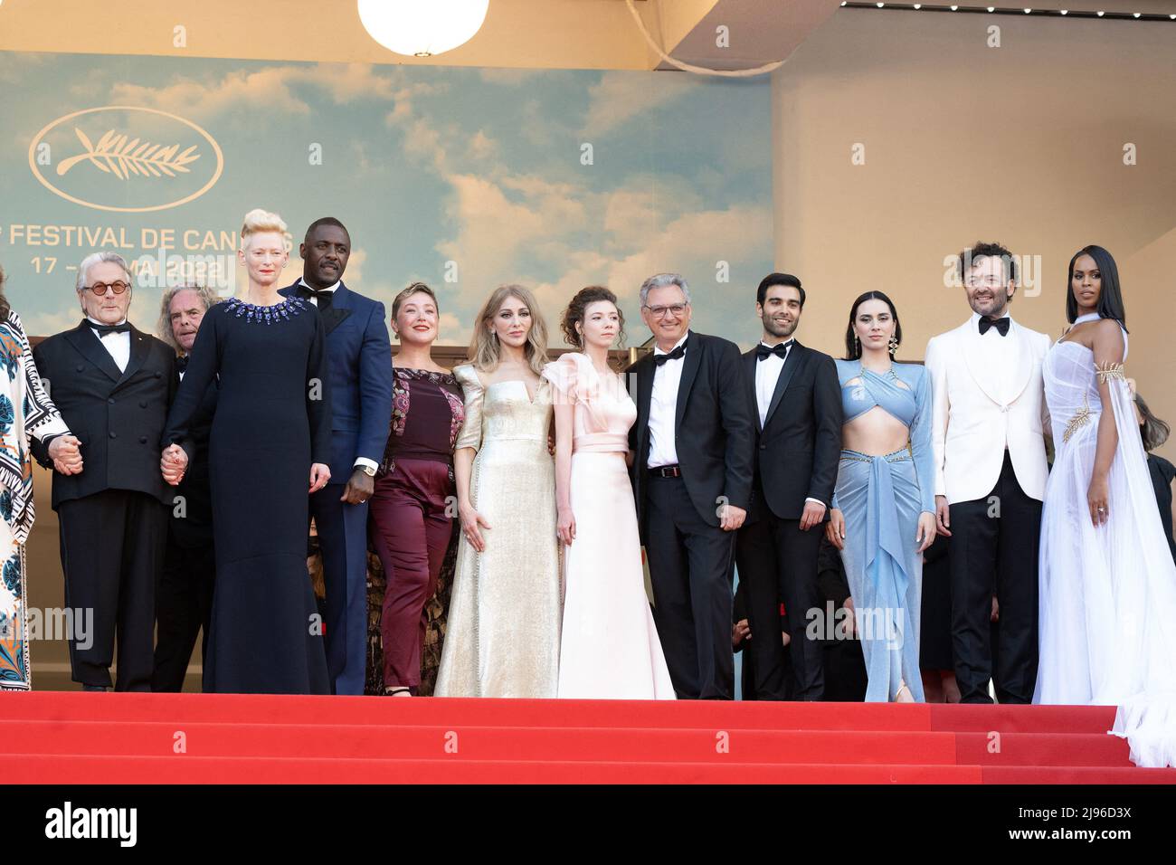 Cannes, France. 21st May, 2022. Director Miller, Tilda Swinton