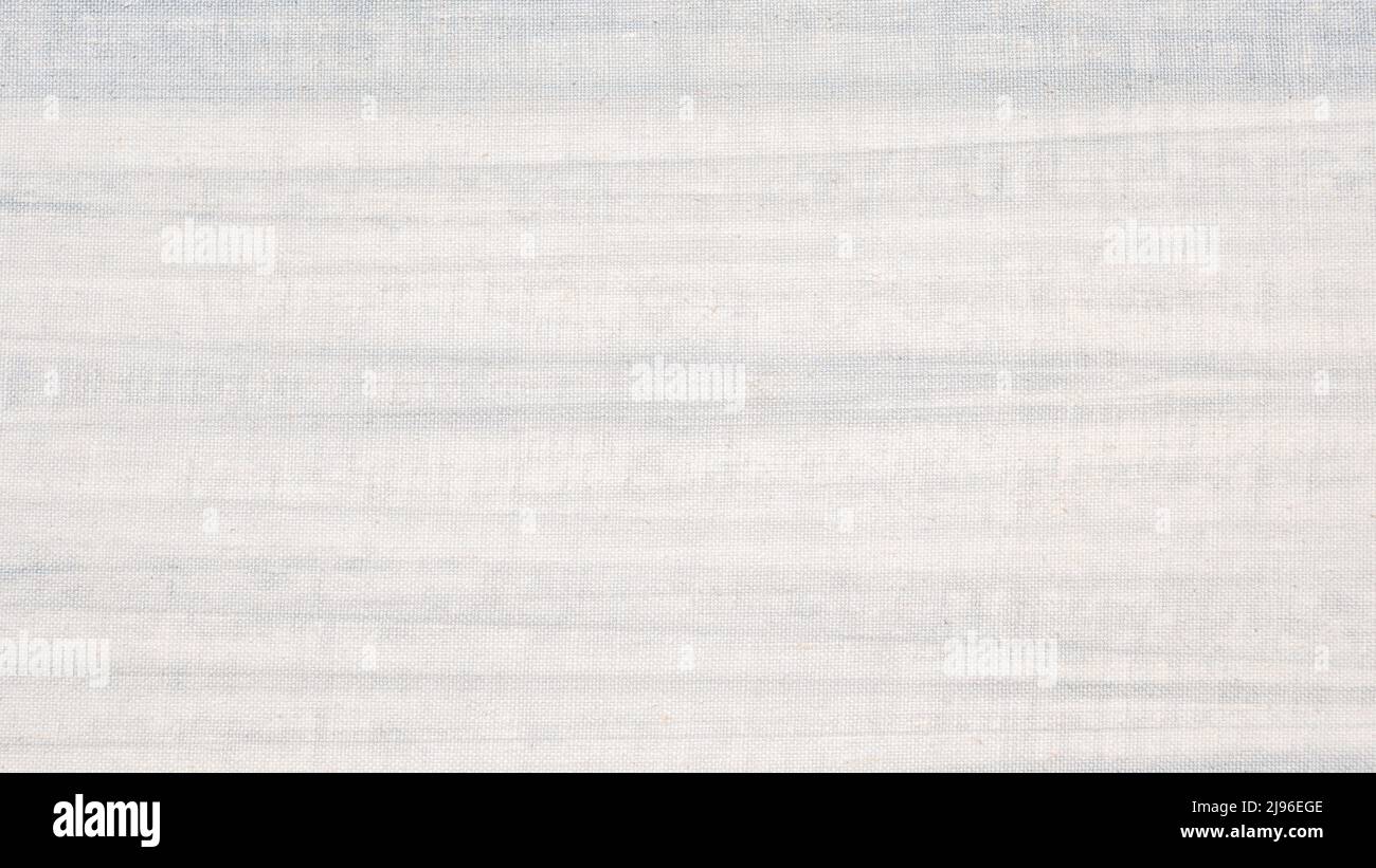 White striped cotton fabric texture background Stock Photo
