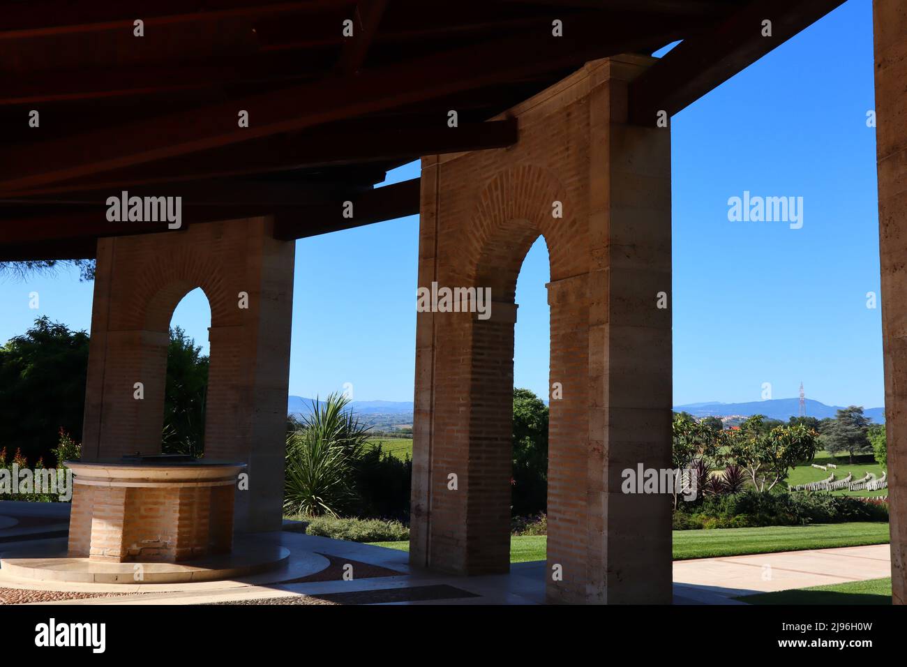 Torino di Sangro, Italy Sangro River War Cemetery. British and Commonwealth War Cemetery Stock