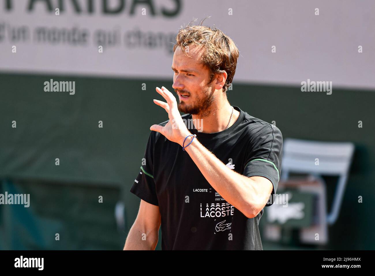 Daniil Medvedev of Russia during the French Open (RolandGarros) 2022