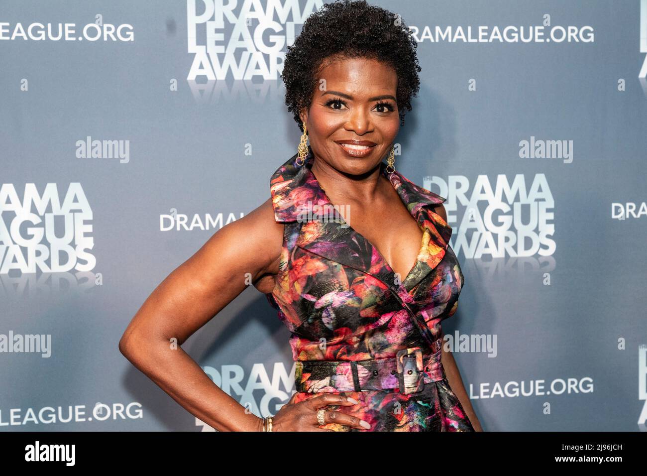 New York, NY - May 20, 2022: LaChanze wearing dress by Thea attends The 88th Annual Drama League Awards at Ziegfeld Ballroom Stock Photo