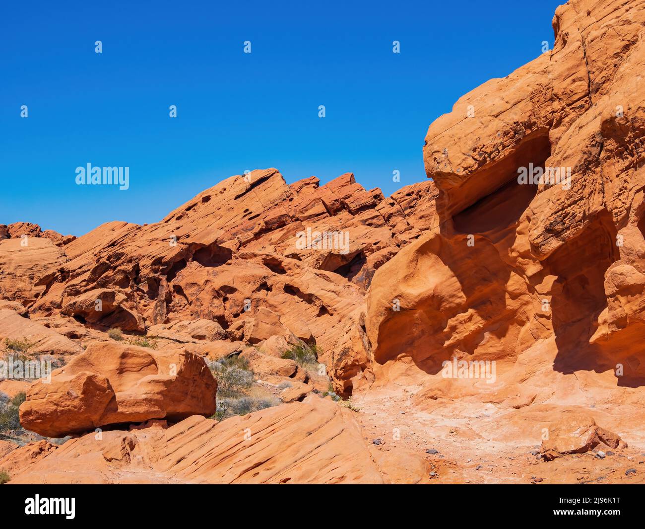 Sunny view of the landscape of Redstone Park at Nevada Stock Photo Alamy