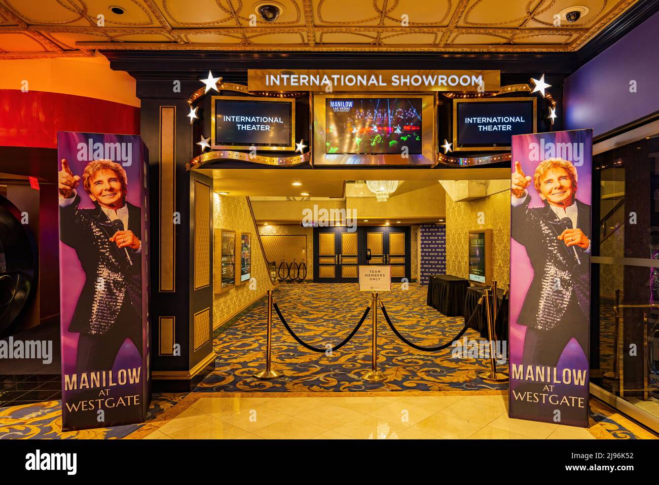 Las Vegas, MAY 13 2022 International showroom in Westgate Las Vegas