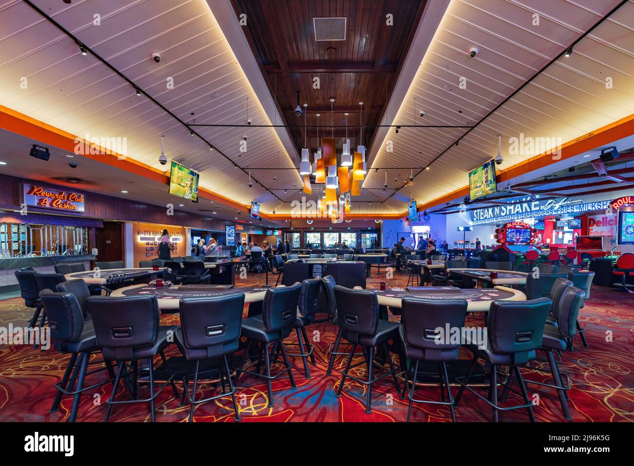 Las Vegas, MAY 13 2022 Interior view of the OYO Hotel and Casino