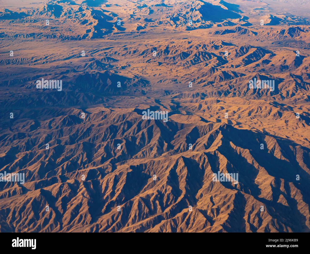 Aerial view of the natural landscape of Grand Canyon at Arizona Stock Photo