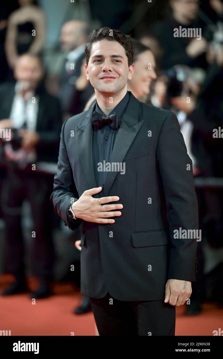 Cannes, France. 20th May, 2022. Xavier Dolan attending the screening of  Brother And Sister (Frere Et Soeur) during the 75th annual Cannes film  festival at Palais des Festivals on May 20, 2022