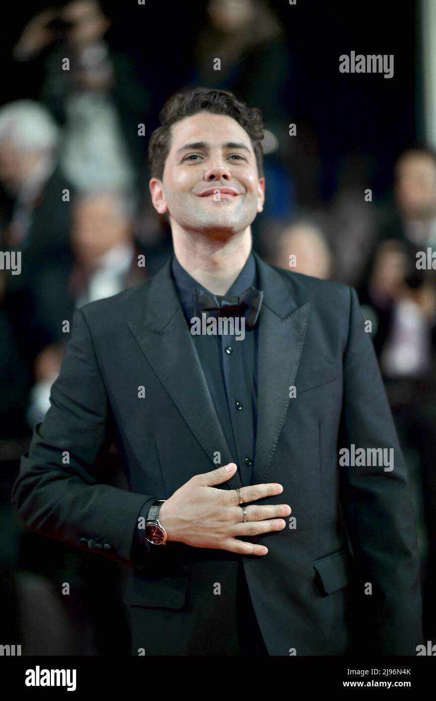 Cannes, France. 20th May, 2022. Xavier Dolan attending the screening of  Brother And Sister (Frere Et Soeur) during the 75th annual Cannes film  festival at Palais des Festivals on May 20, 2022